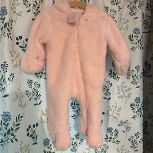 Cozy Pink Baby Onesie